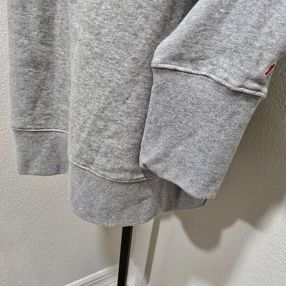 FSU Florida Seminoles Funnel Neck Embroidered Gray Sweatshirt Womens XL Fleece - Picture 3 of 9